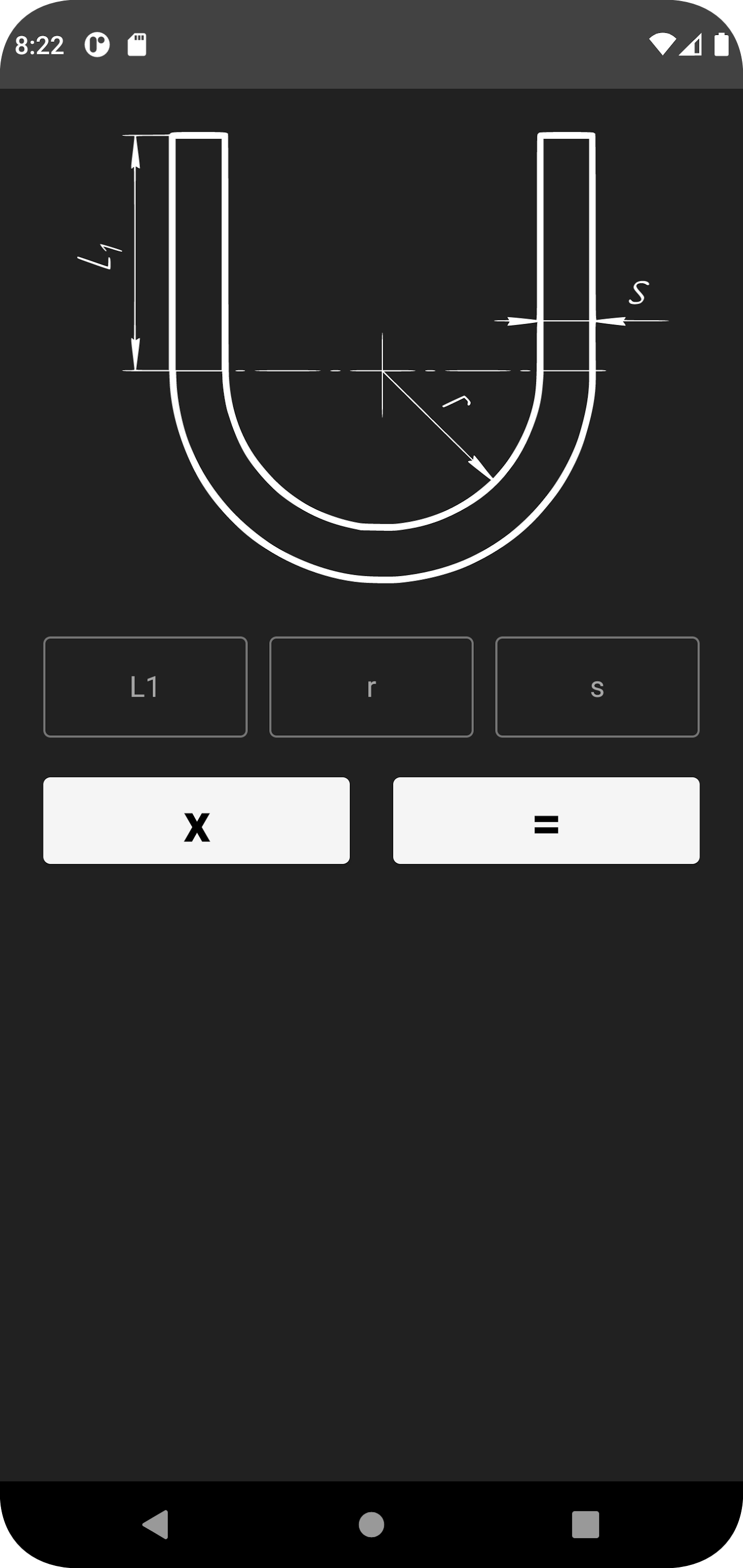 اسکرین شات 4 برنامه Metal Bending Calculator