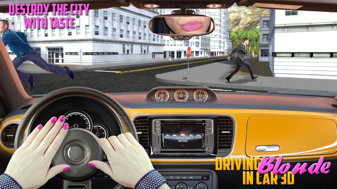 اسکرین شات 2 بازی Driving Blonde Car 3D City Sim
