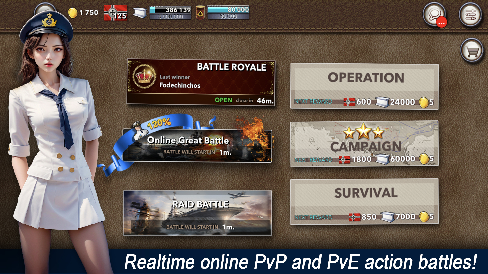 اسکرین شات 5 بازی Navy Field: Online Sea Battles