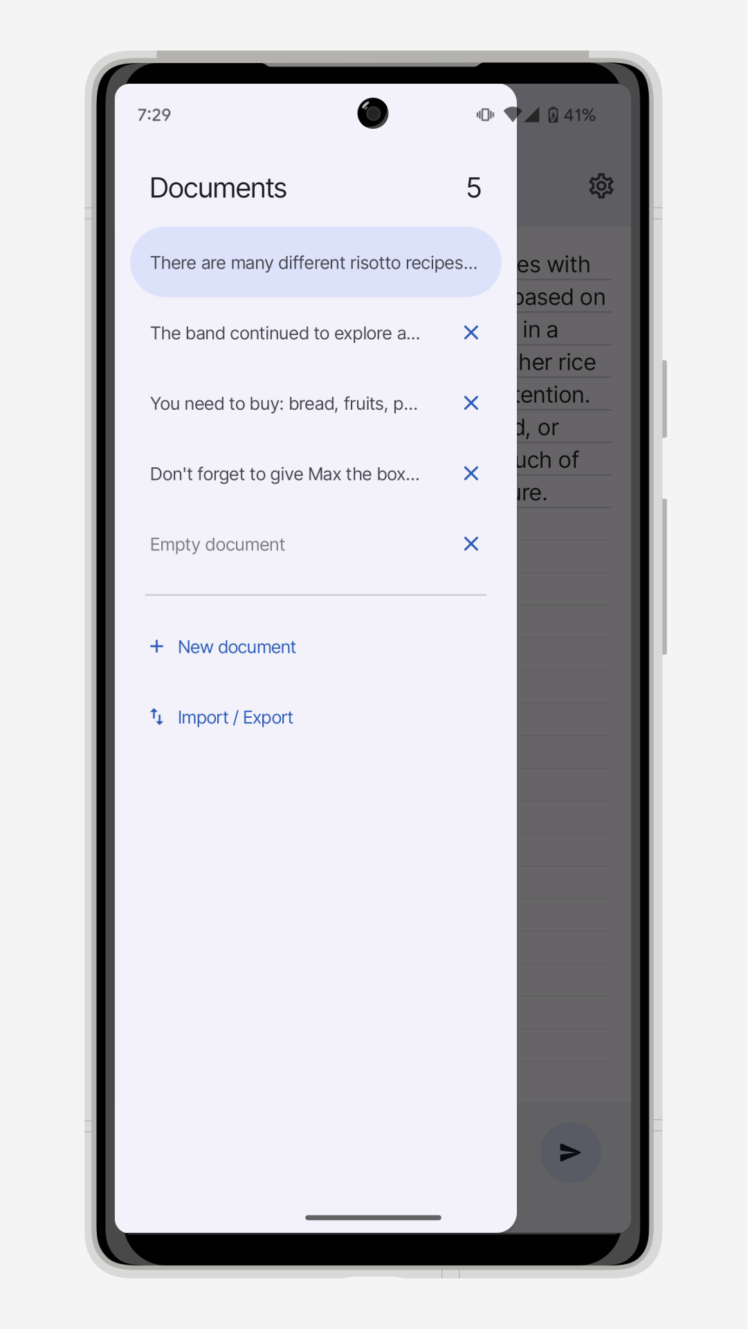 اسکرین شات 4 برنامه Write by Voice: Speech to Text