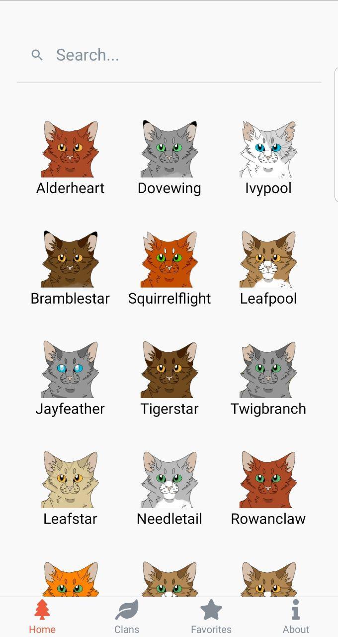 اسکرین شات 1 برنامه Warriors. Characters