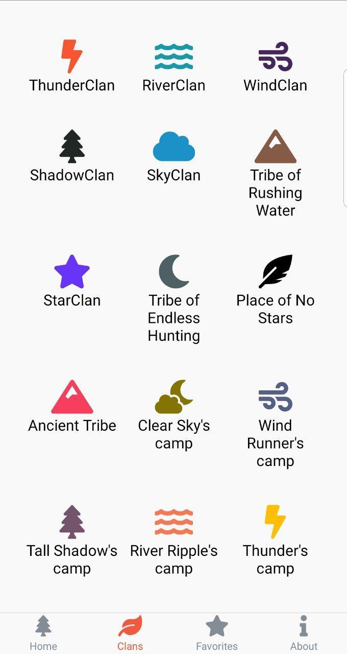 اسکرین شات 4 برنامه Warriors. Characters
