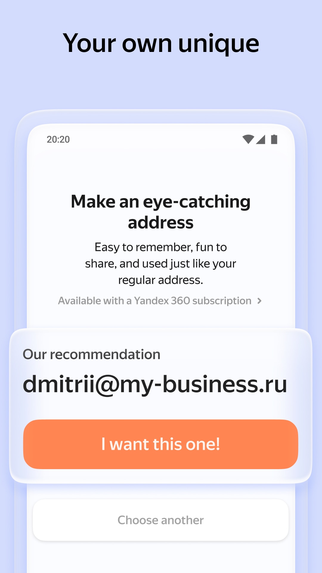 اسکرین شات 6 برنامه Yandex Mail: Email & Cloud