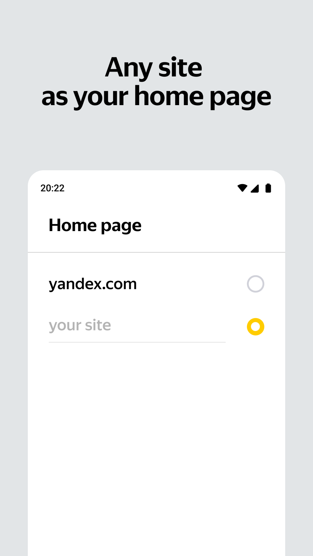 اسکرین شات 2 برنامه Yandex Start