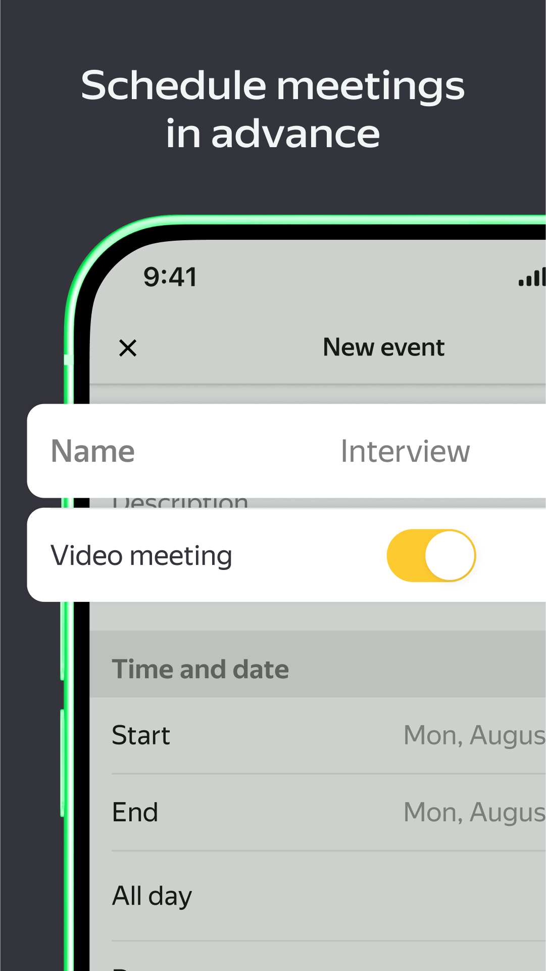 اسکرین شات 6 برنامه Yandex.Telemost