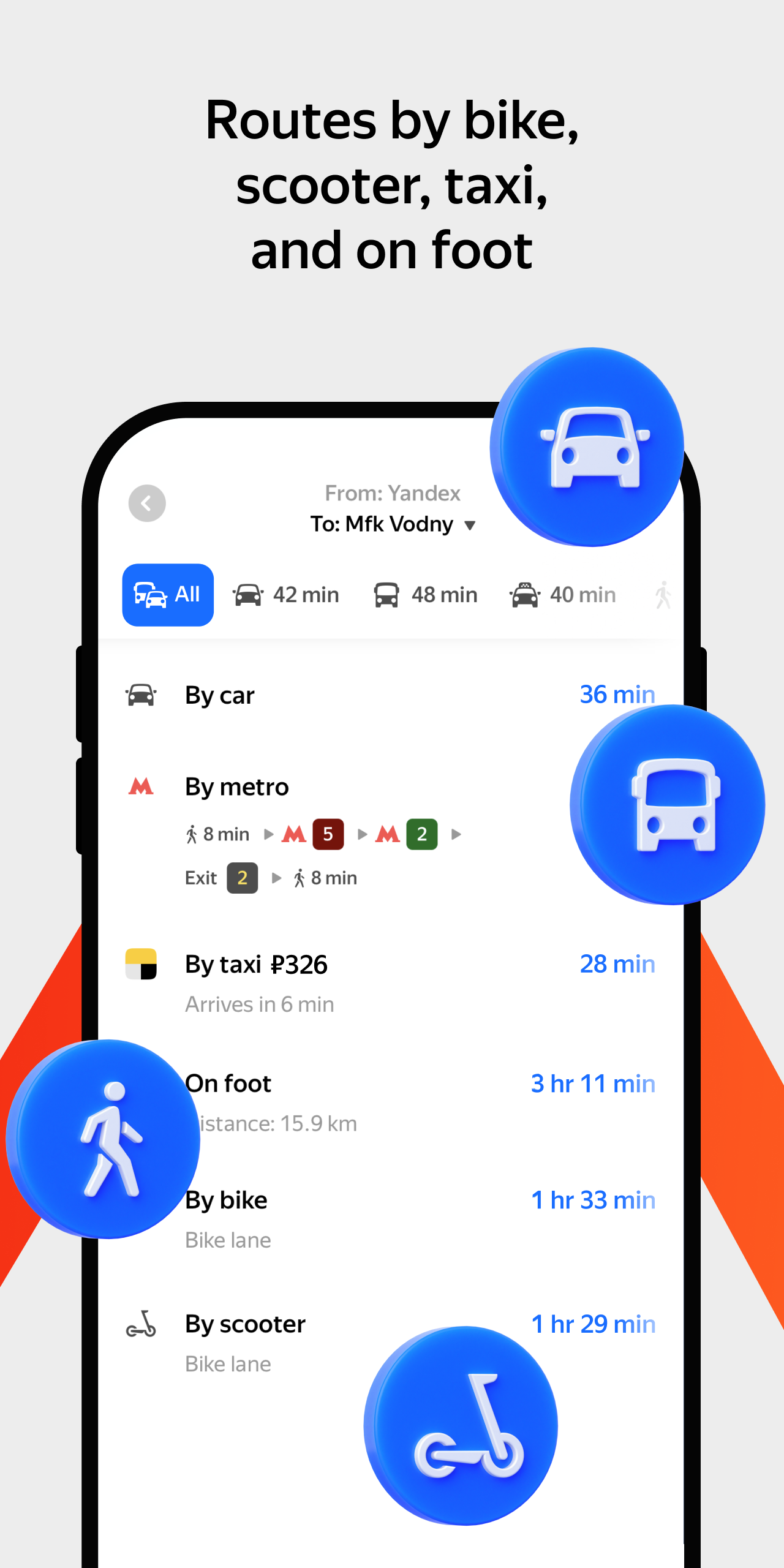 اسکرین شات 5 برنامه Yandex Maps and Navigator