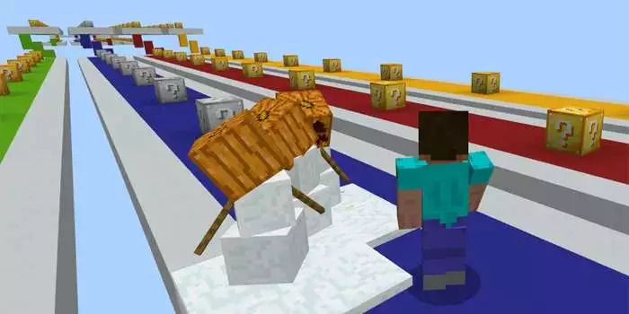 اسکرین شات 1 برنامه Lucky Skyblock mod & maps