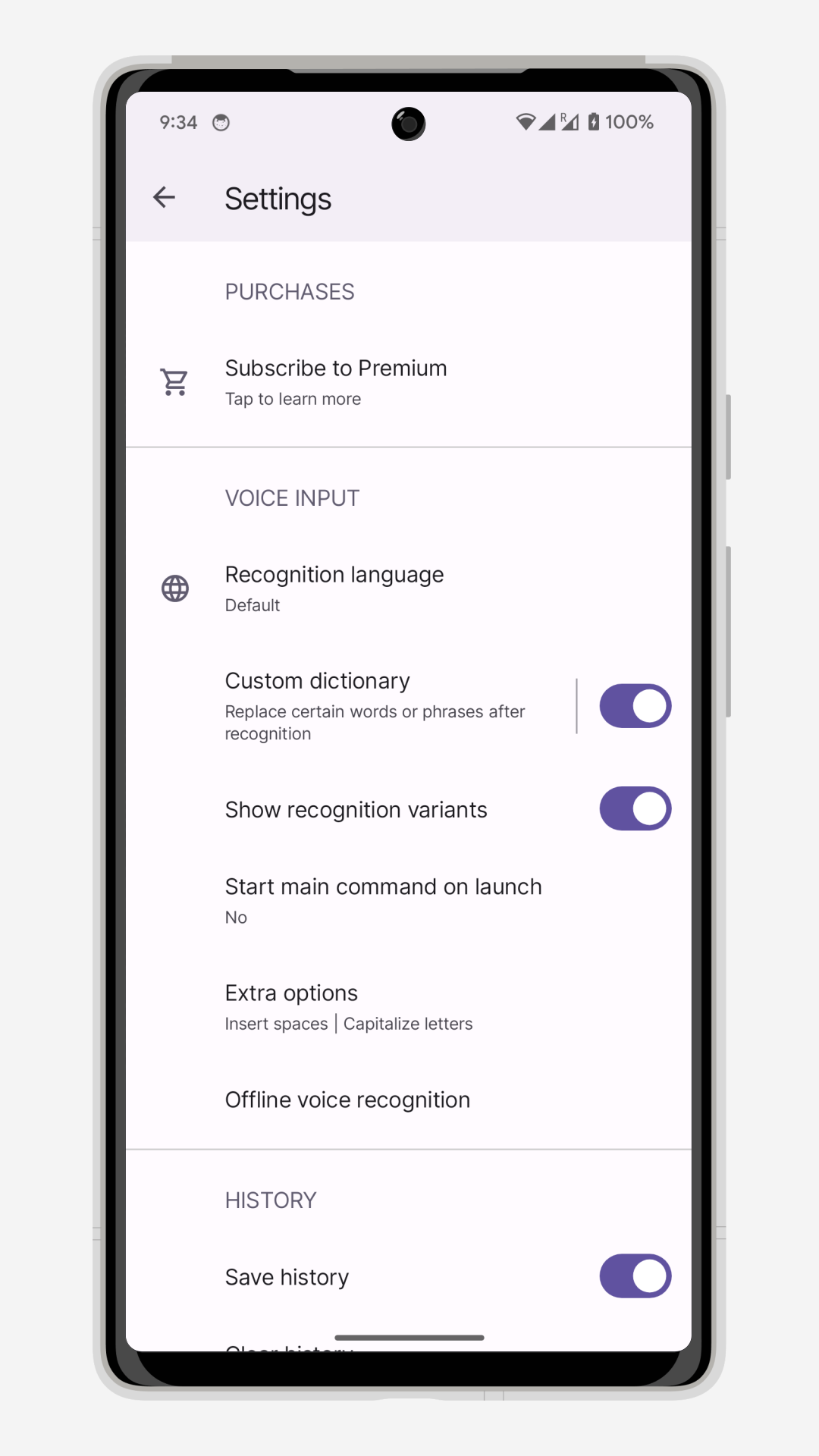 اسکرین شات 6 برنامه Voice Search