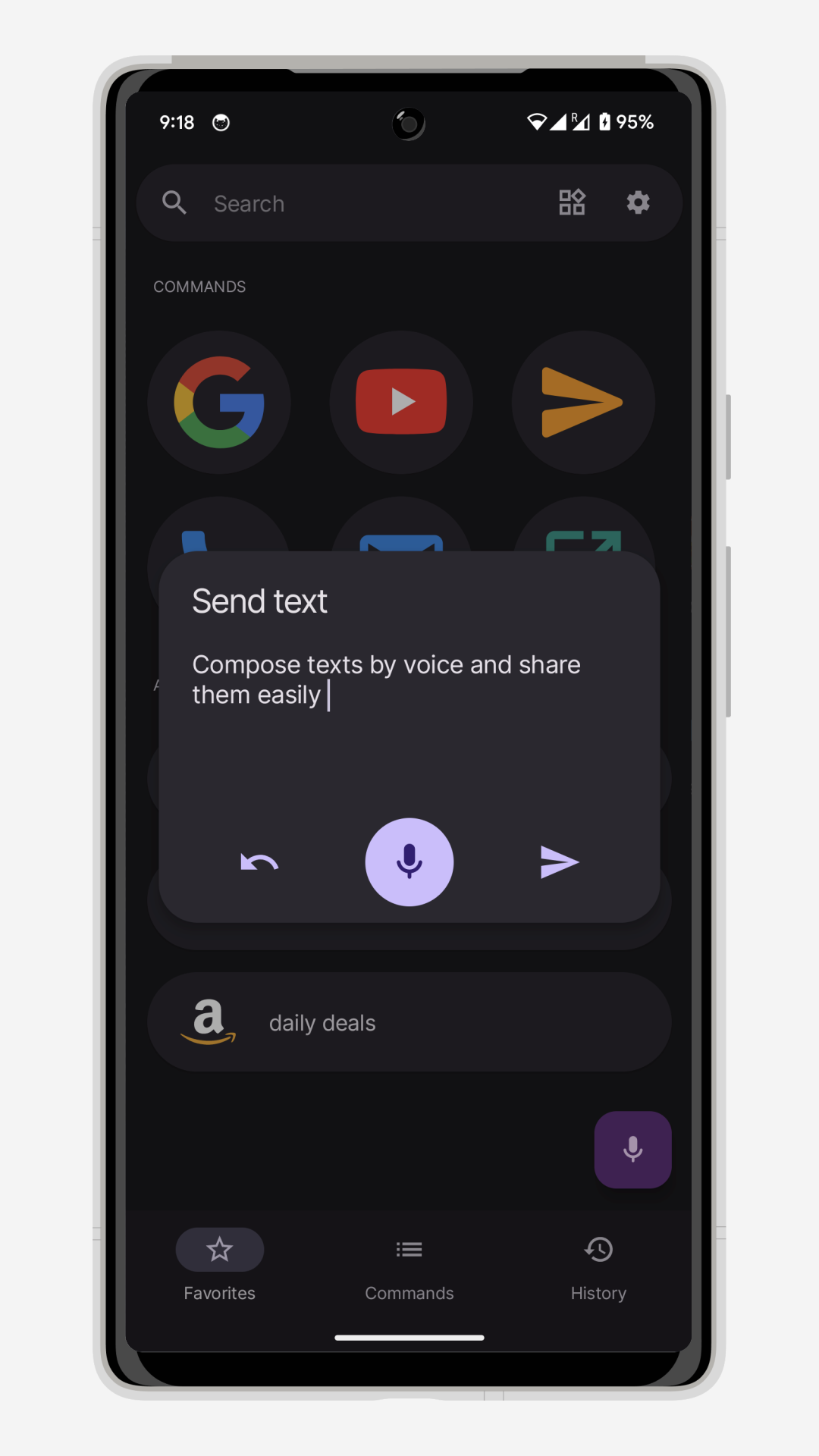اسکرین شات 4 برنامه Voice Search