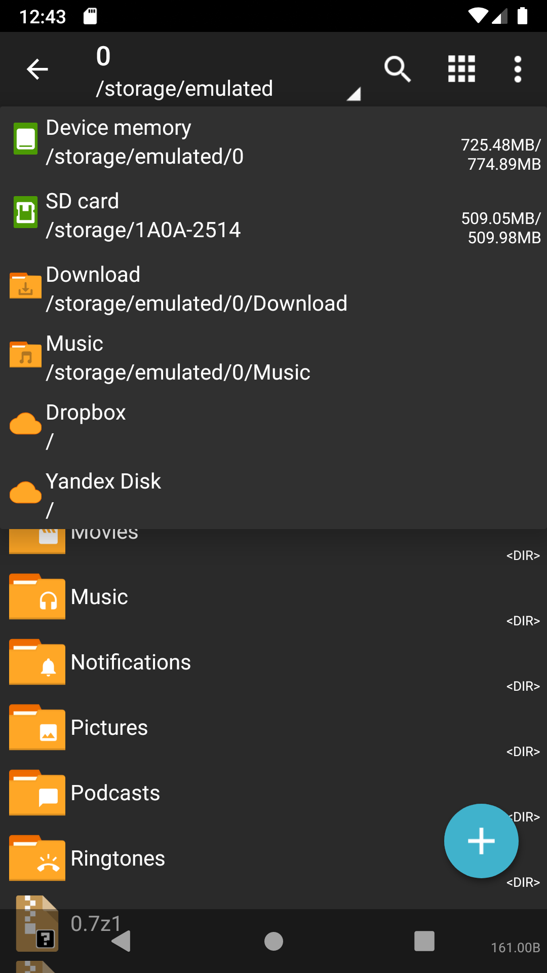 اسکرین شات 4 برنامه ZArchiver Cloud Plugin
