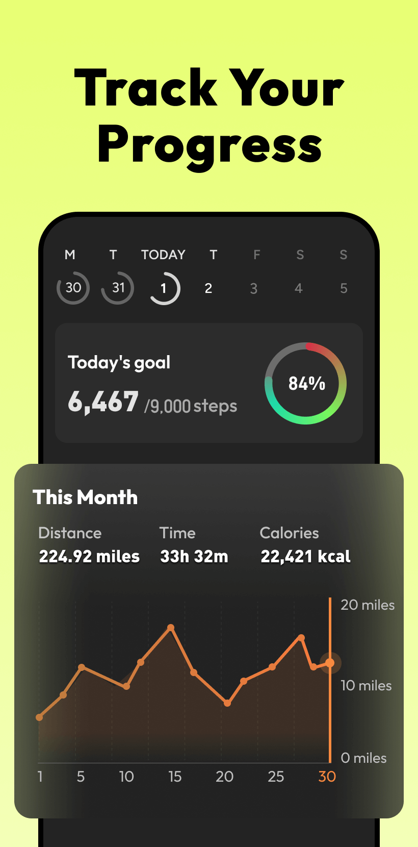 اسکرین شات برنامه Running App - GPS Run Tracker 5