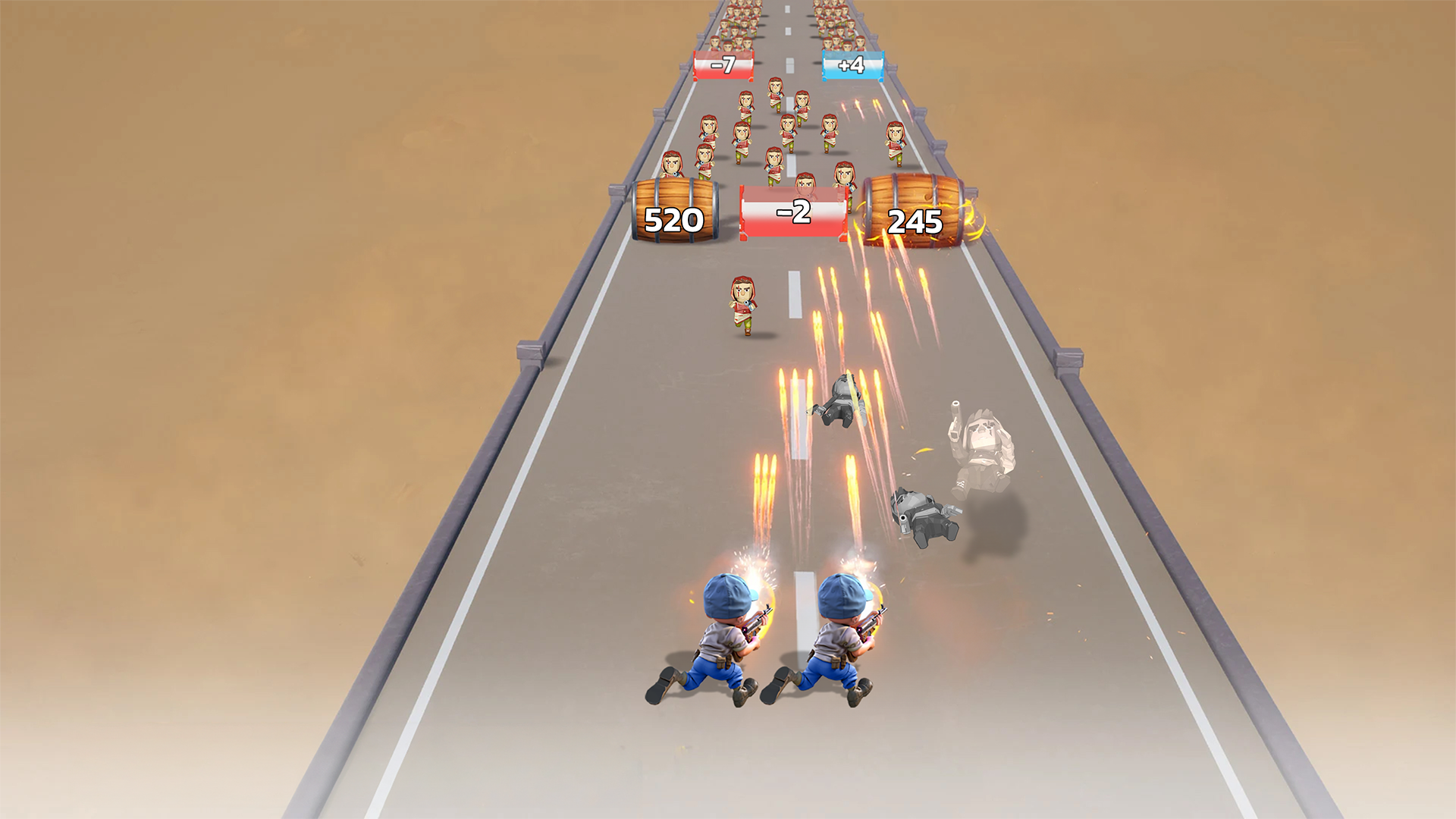 اسکرین شات 4 بازی Rushero: War Survival Game