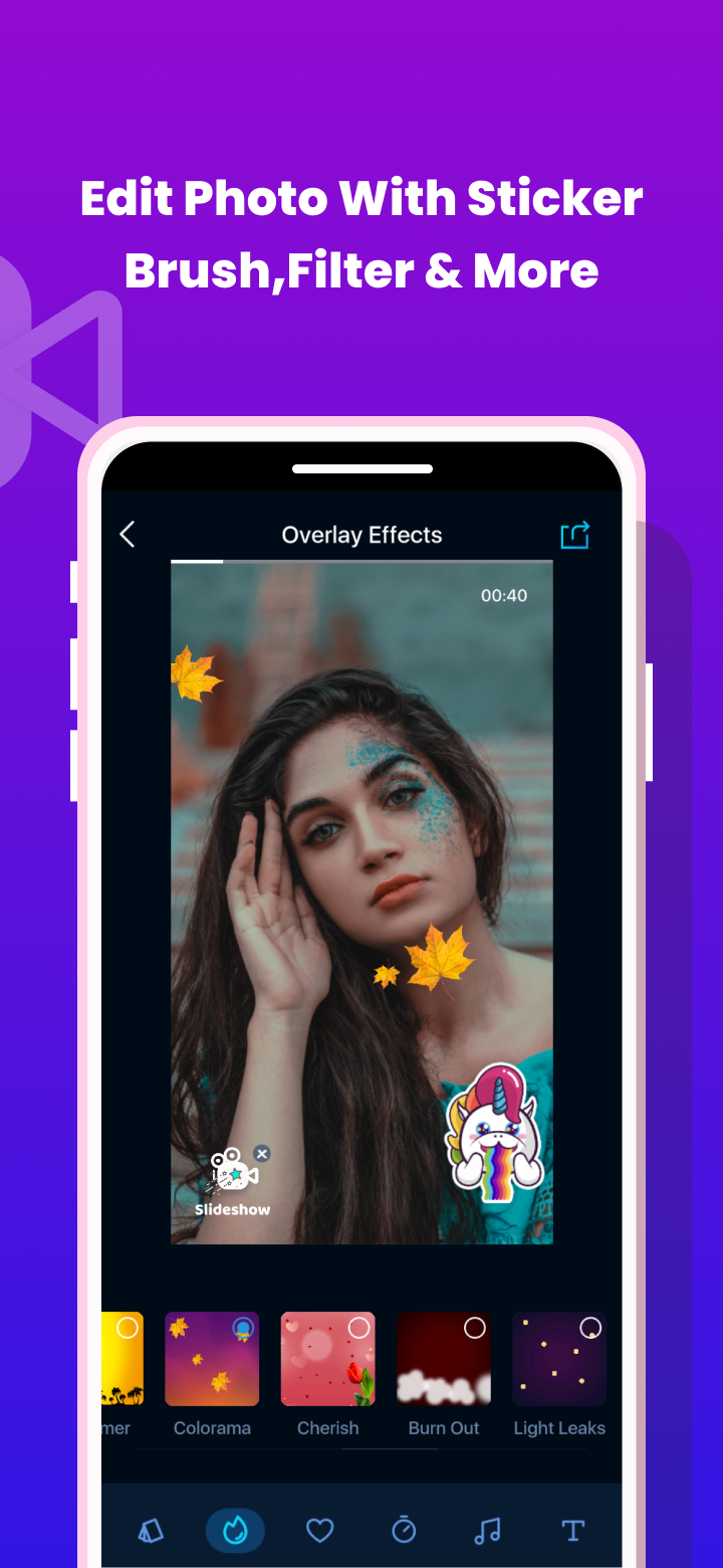 اسکرین شات 2 برنامه Photo Slideshow Maker