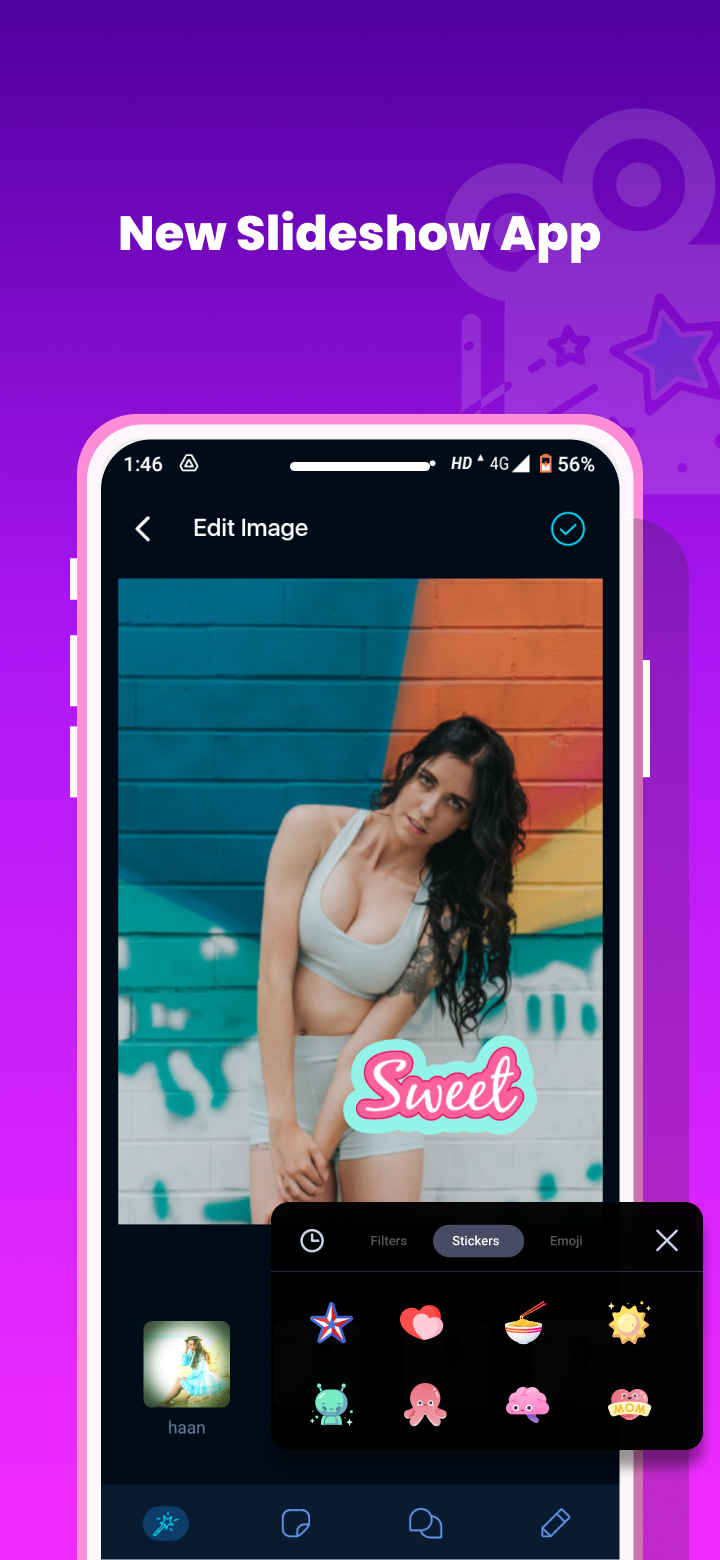 اسکرین شات 1 برنامه Photo Slideshow Maker