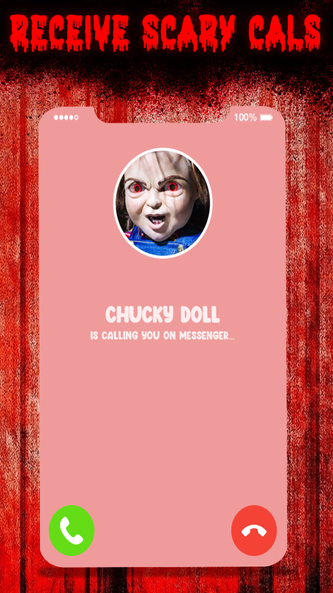 اسکرین شات 6 بازی Creepy chucky Doll Video call