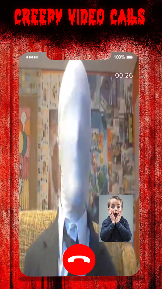 اسکرین شات 2 بازی Slender Man Video call