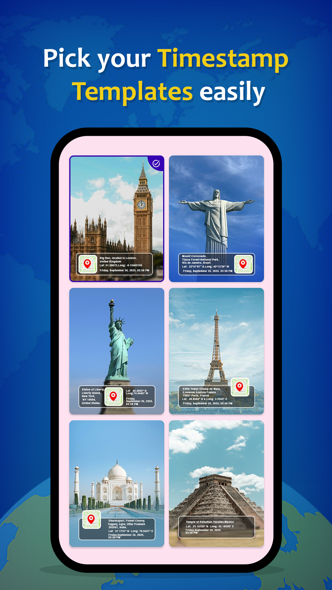 اسکرین شات 3 برنامه GPS Map Camera