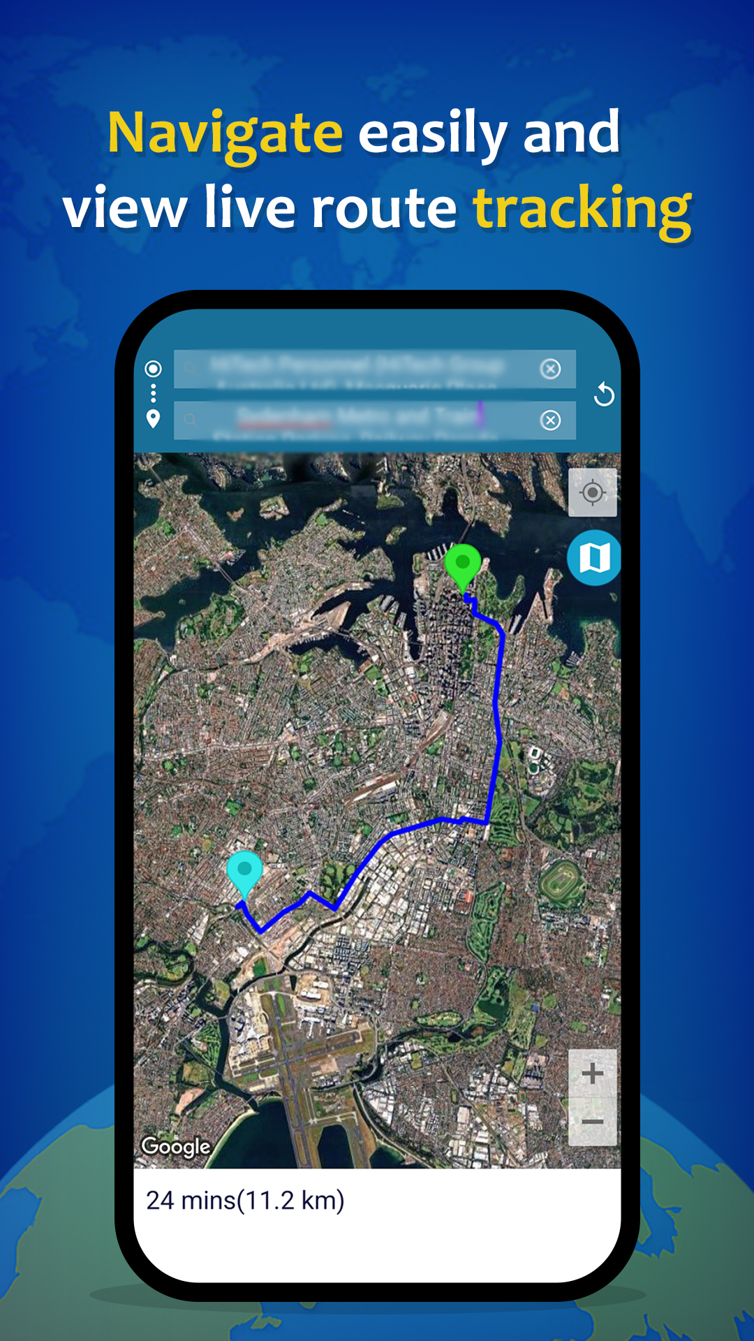 اسکرین شات 5 برنامه GPS Map Camera