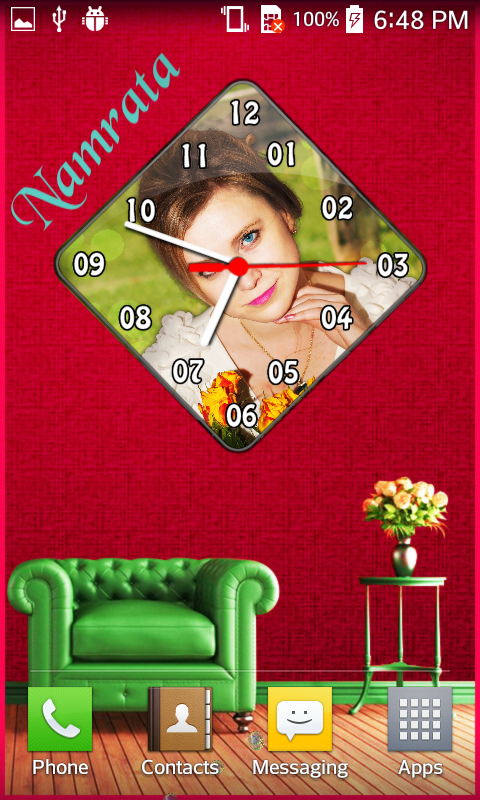 اسکرین شات 8 برنامه Clock Live Wallpaper