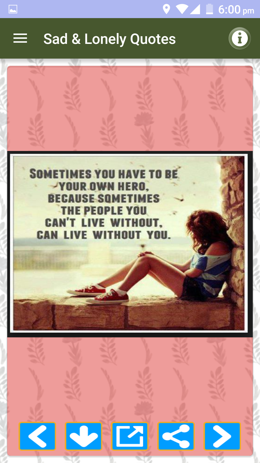 اسکرین شات 2 برنامه Sad Lonely Painful & Hurt Love