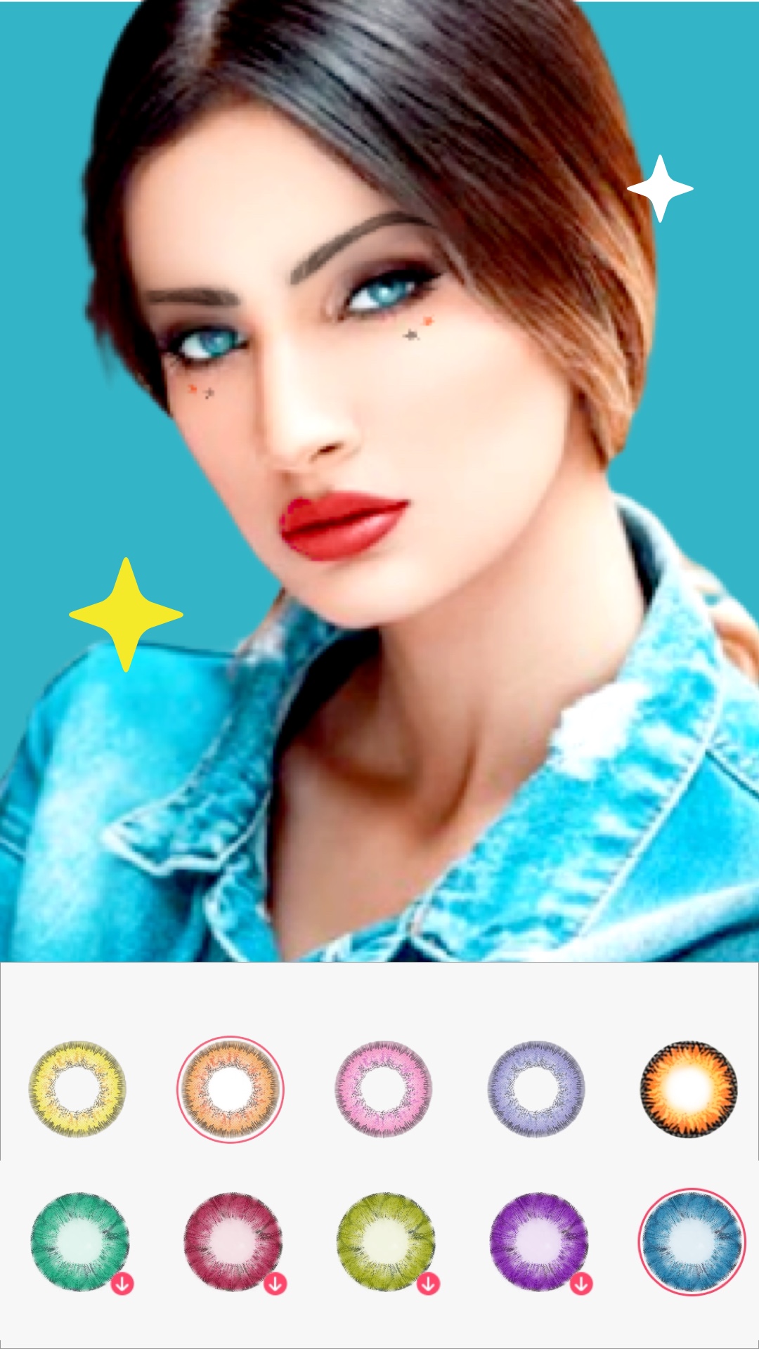 اسکرین شات 6 برنامه Hairstyle Changer - HairStyle