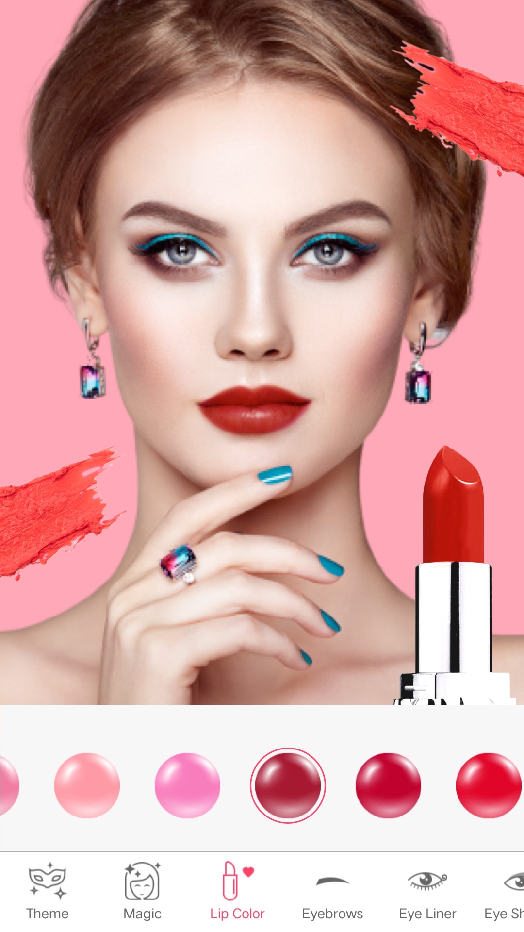 اسکرین شات 4 برنامه Hairstyle Changer - HairStyle