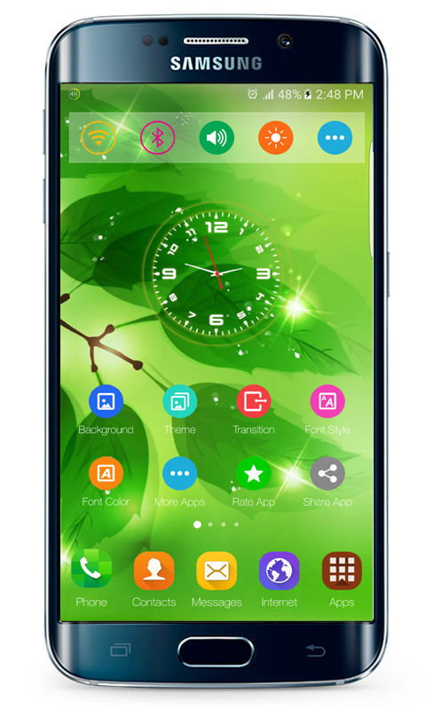 اسکرین شات 4 برنامه Galaxy J7 launcher theme