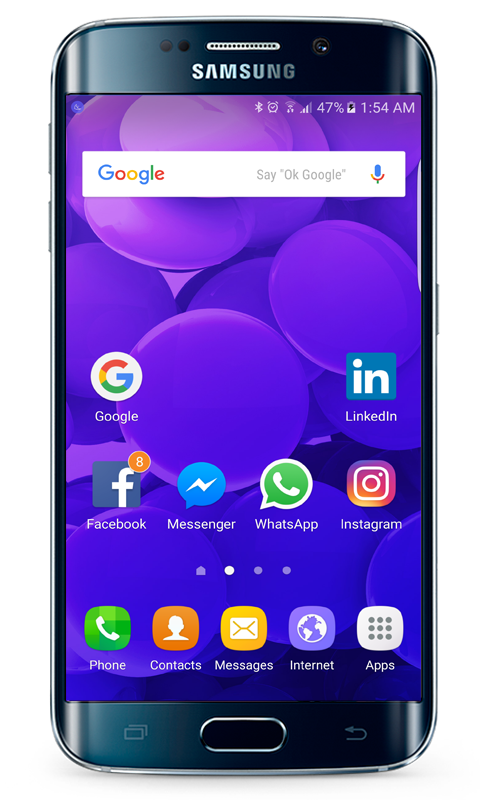 اسکرین شات 1 برنامه Galaxy S8 launcher theme