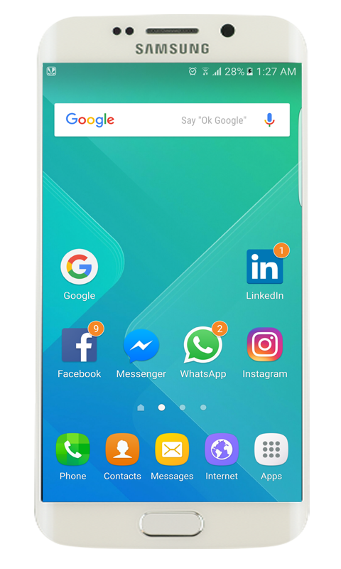 اسکرین شات 1 برنامه Galaxy S8 launcher Theme