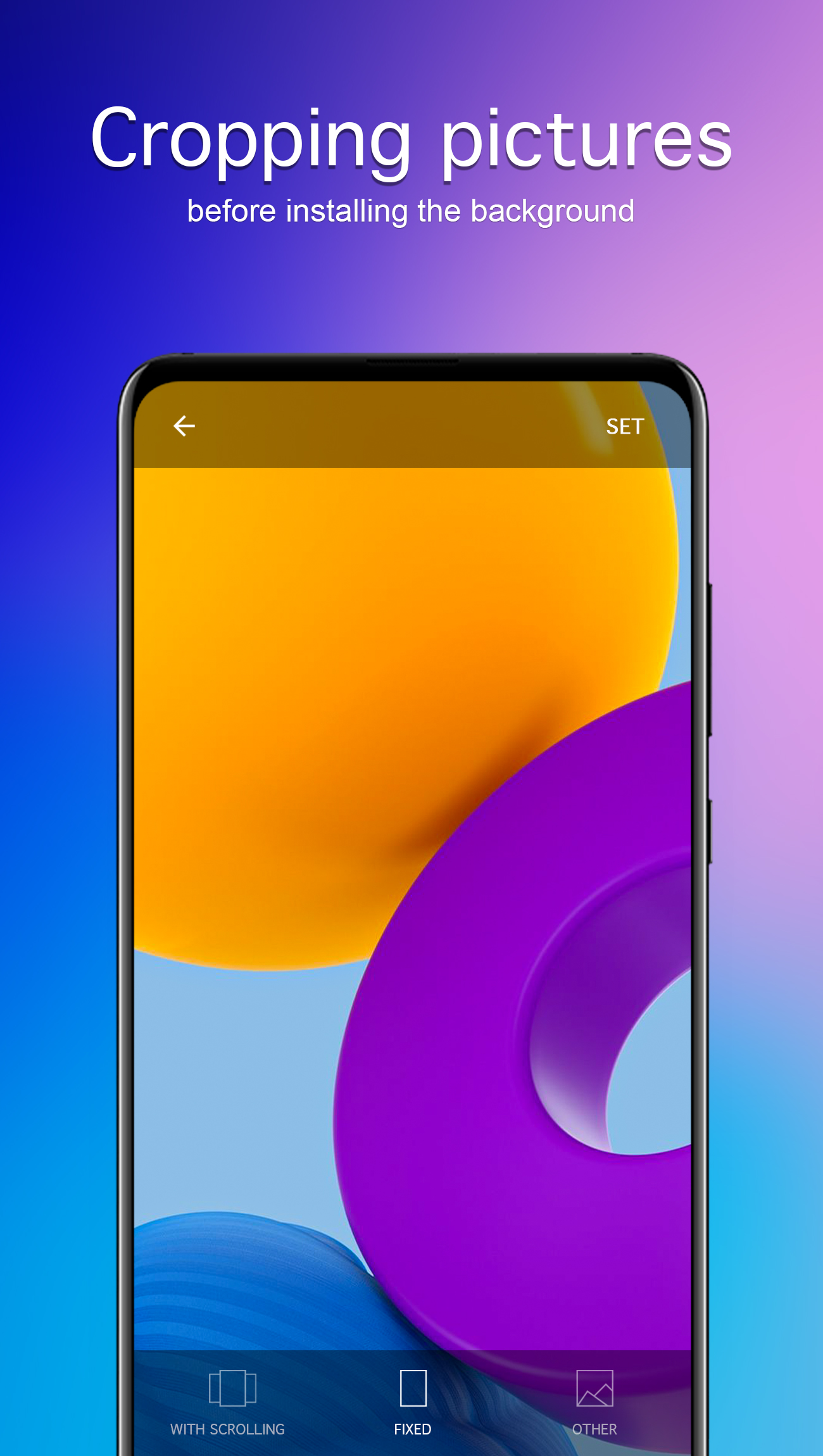 اسکرین شات 4 برنامه Wallpapers for Samsung 4K