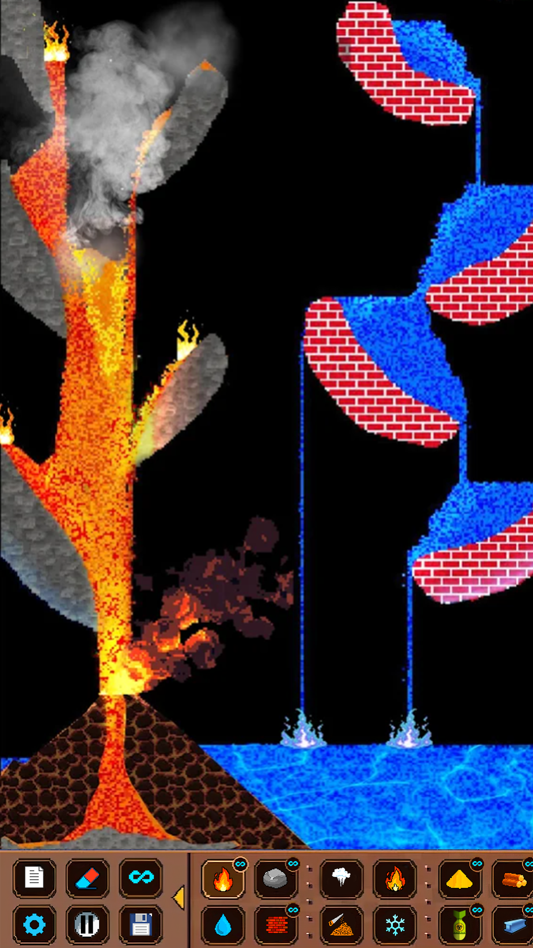 اسکرین شات 3 بازی SandBox: Powder Simulator