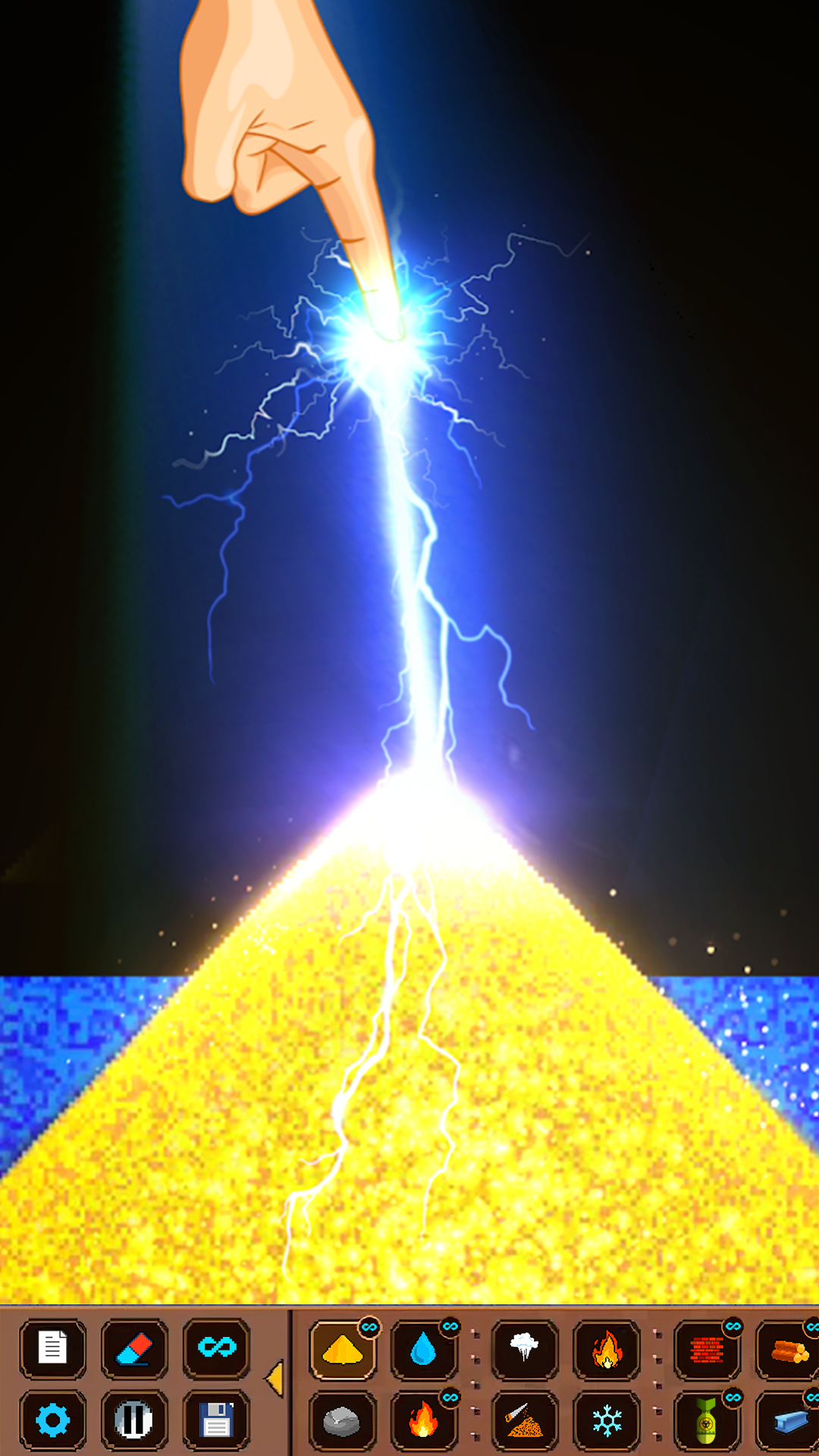 اسکرین شات 4 بازی SandBox: Powder Simulator