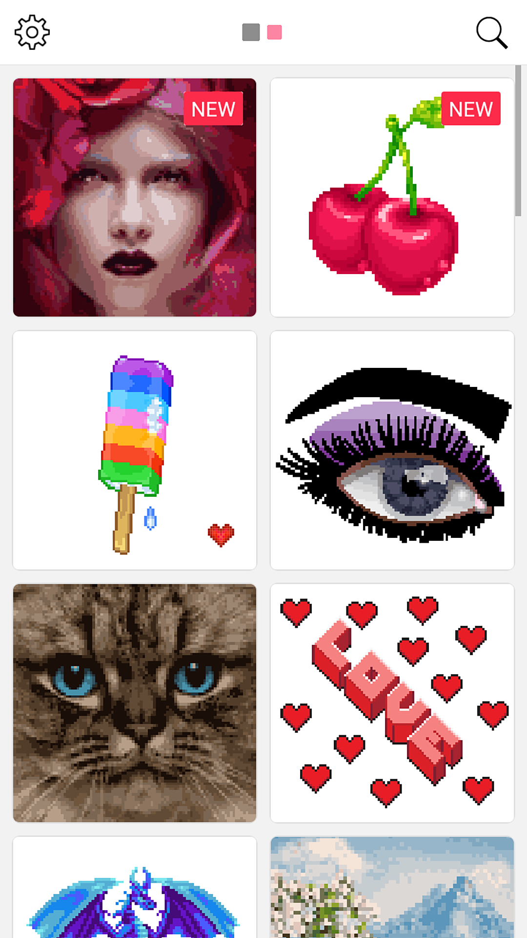 اسکرین شات 4 برنامه Sandbox - Pixel Art Coloring