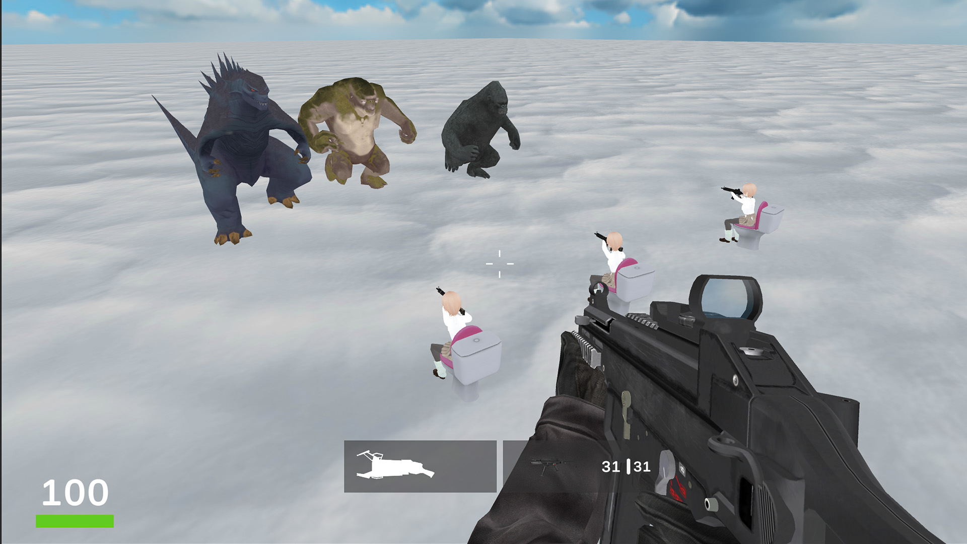 اسکرین شات 3 بازی Sandbox battle simulator