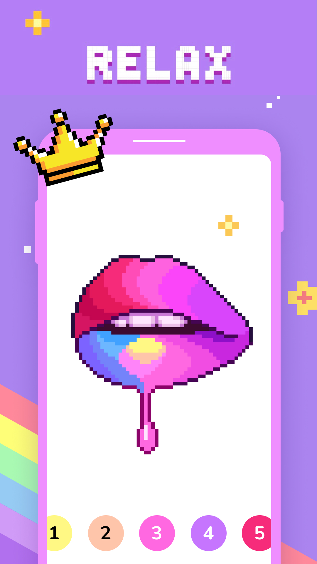اسکرین شات 4 بازی Paint by Number - Pixel Art