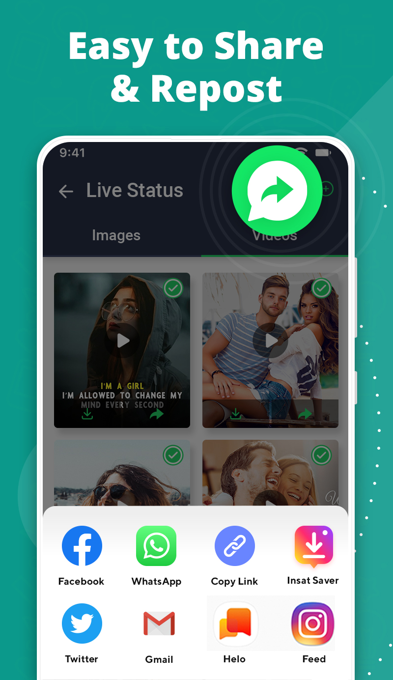 اسکرین شات 5 برنامه Status Saver - WA Story Saver