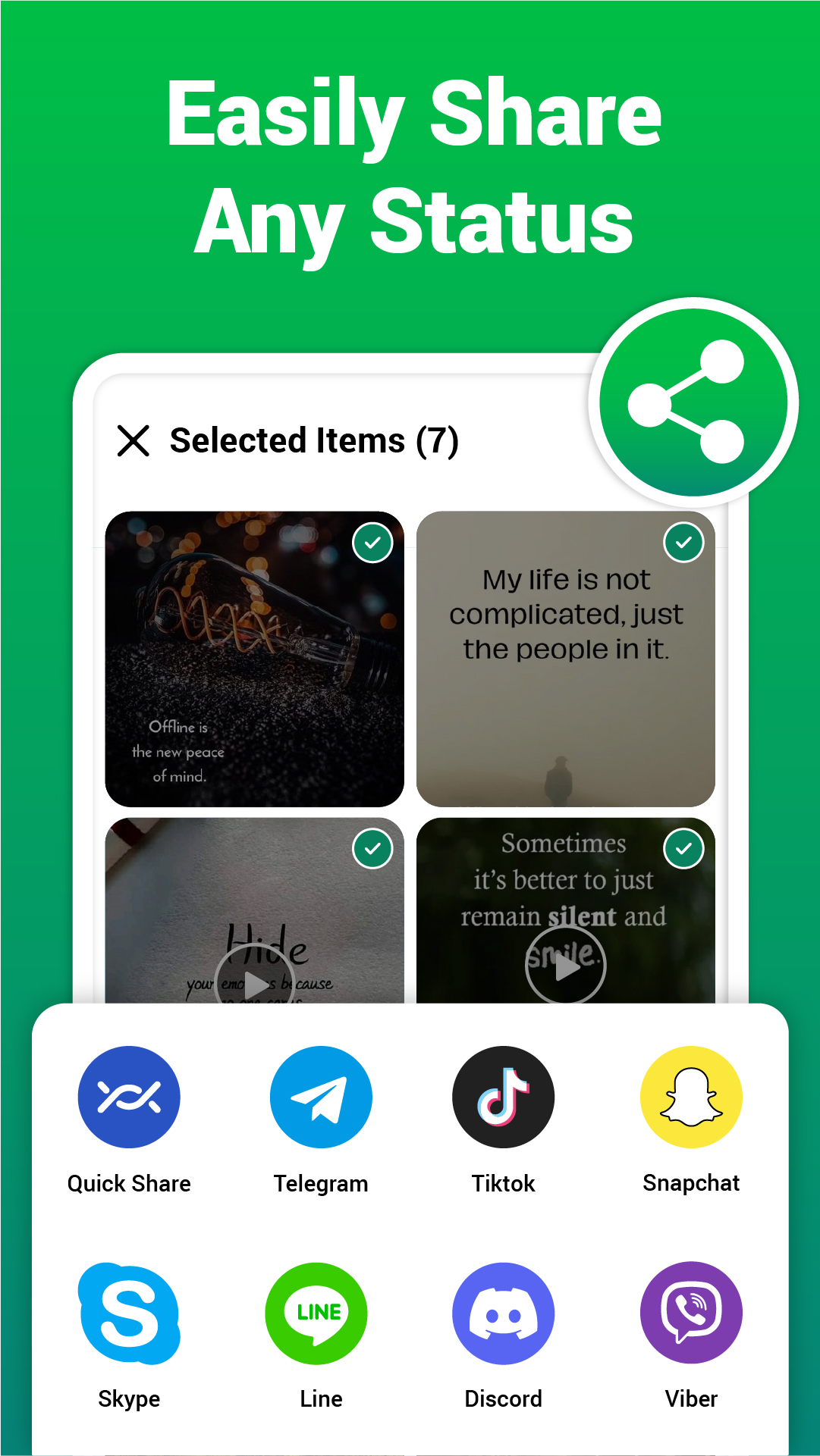 اسکرین شات 6 برنامه Status Saver・Status Downloader
