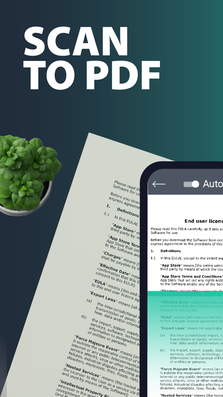 اسکرین شات 2 برنامه PDF Scanner App: Scan to PDF