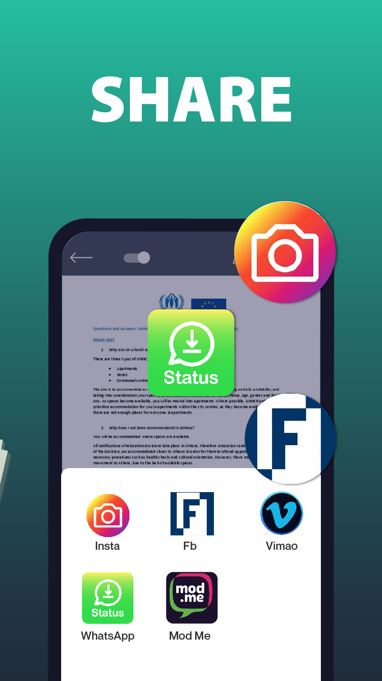 اسکرین شات 5 برنامه PDF Scanner App: Scan to PDF