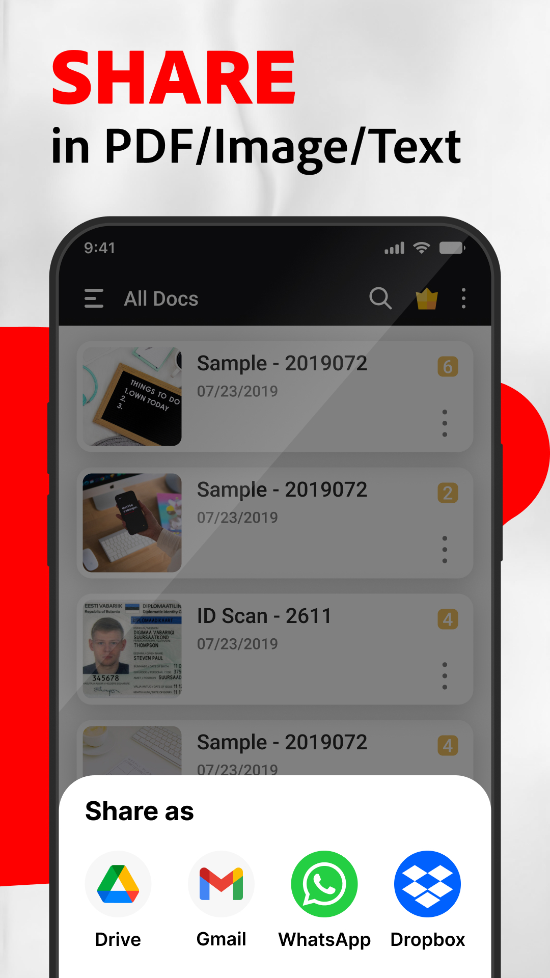 اسکرین شات 7 برنامه PDF Scanner & Document Scanner