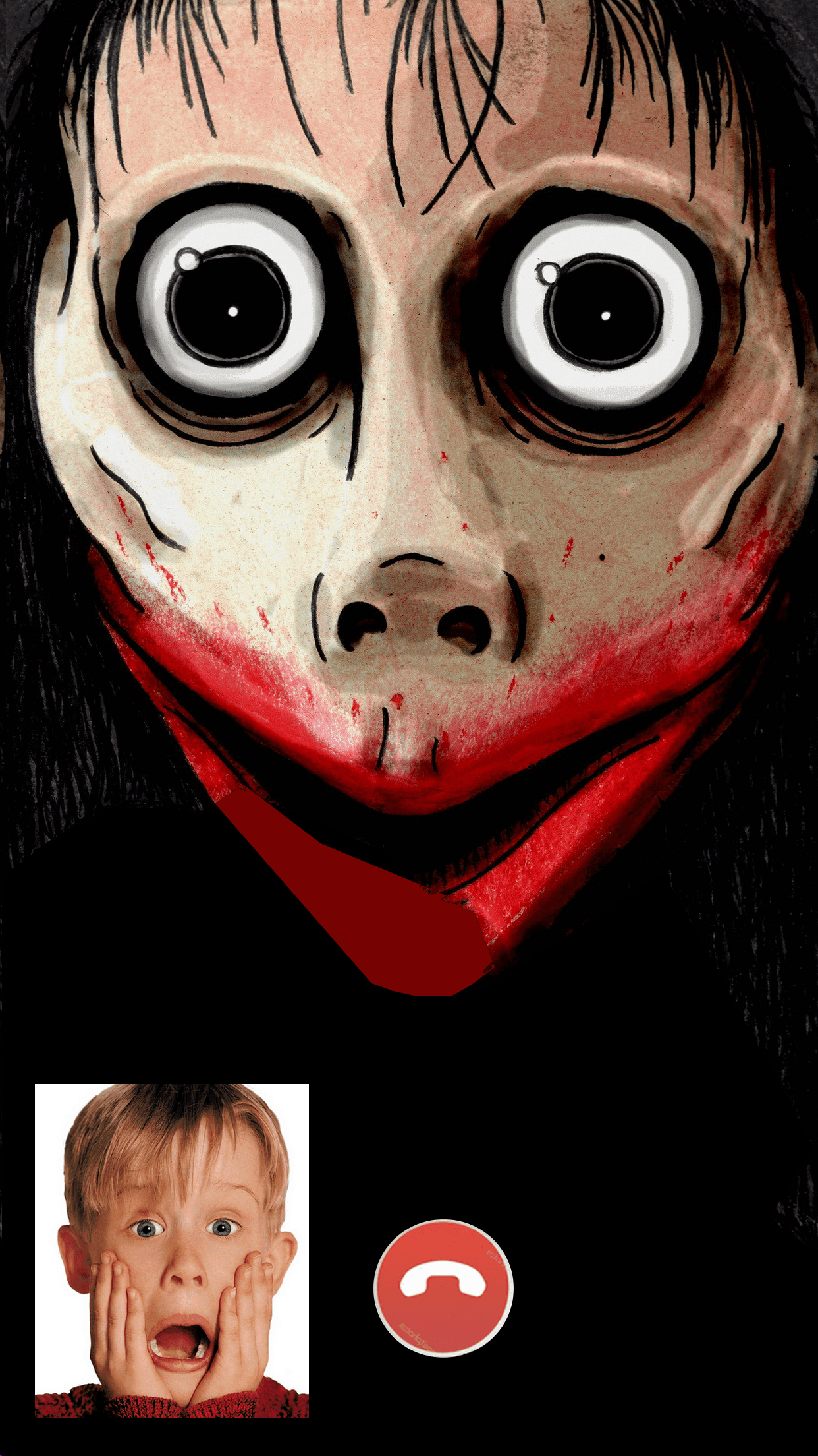 اسکرین شات 4 برنامه Spooky Momou Call horror Prank