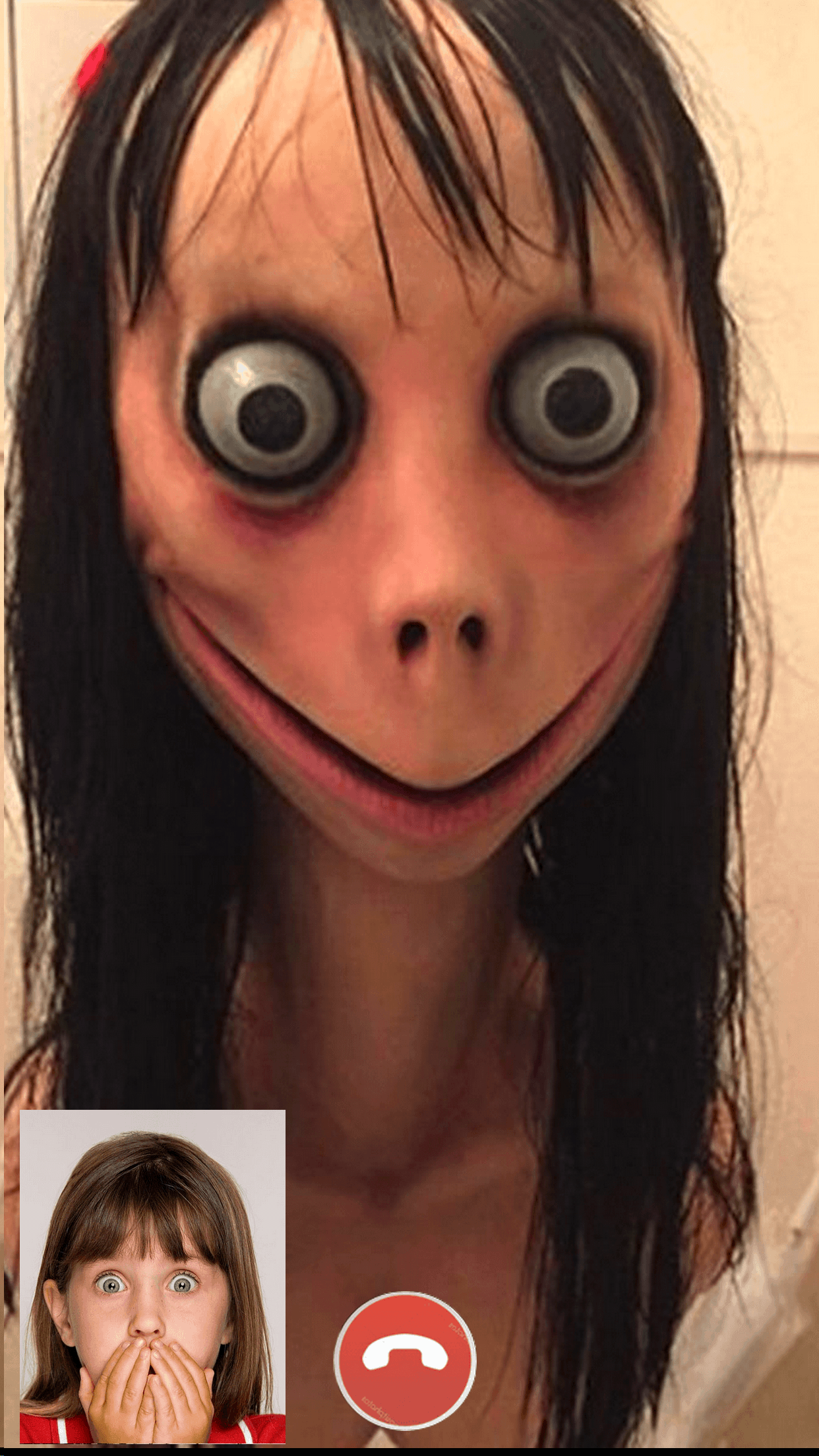 اسکرین شات 2 برنامه Spooky Momou Call horror Prank