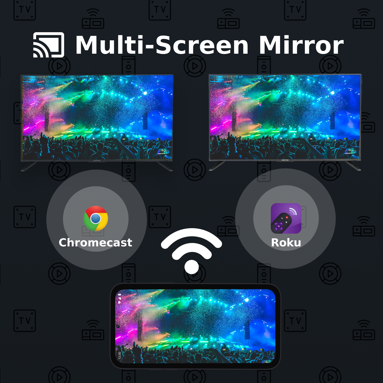 اسکرین شات 1 برنامه Screen Mirror Max