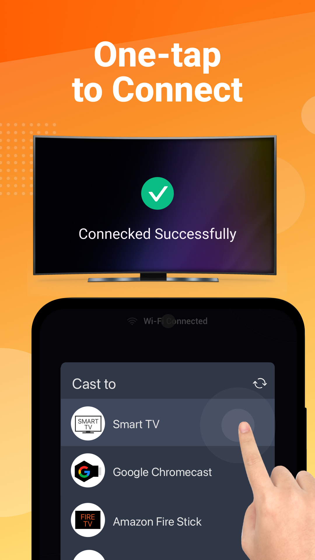 اسکرین شات 2 برنامه Screen Mirroring - Miracast