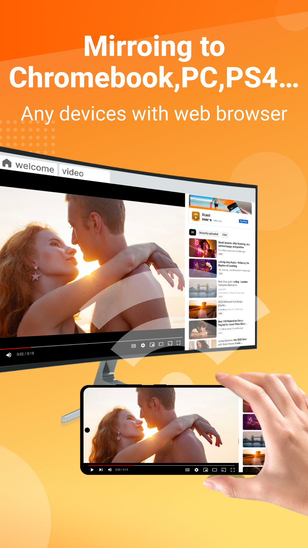 اسکرین شات 5 برنامه Screen Mirroring - Miracast