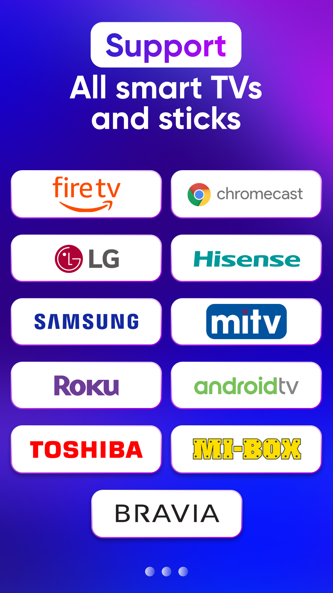 اسکرین شات 3 برنامه Screen Mirroring TV & Miracast