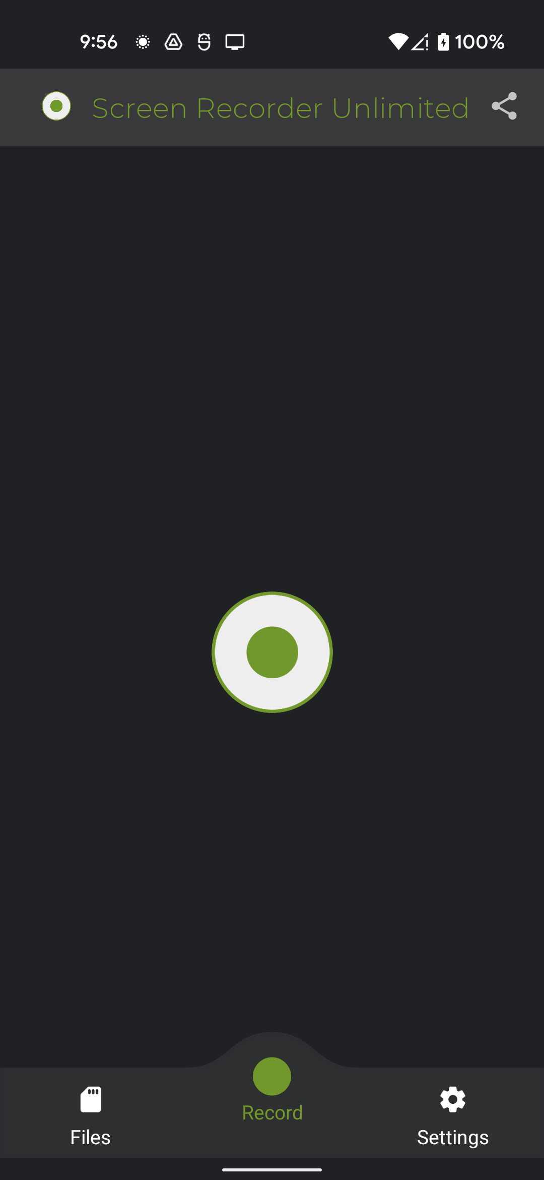 اسکرین شات 2 برنامه Screen Recorder Unlimited