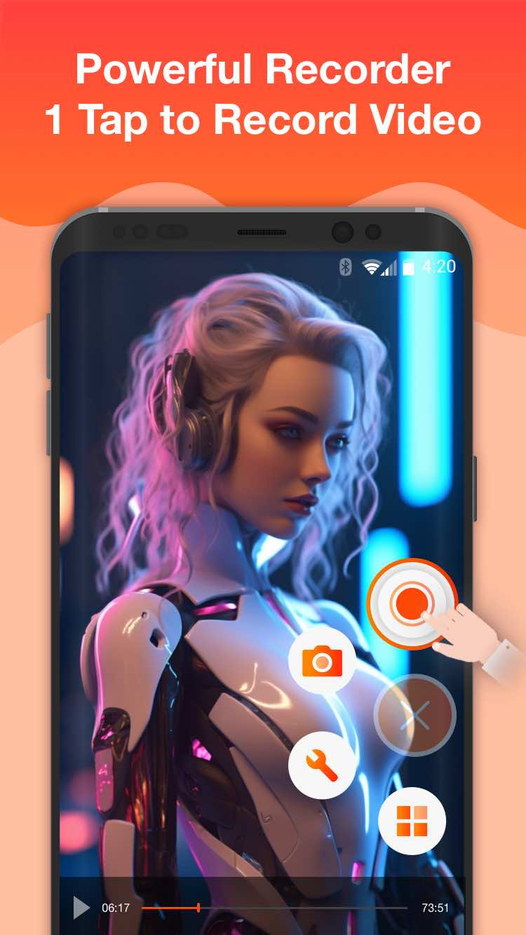 اسکرین شات 1 برنامه Screen Recorder - Record Video