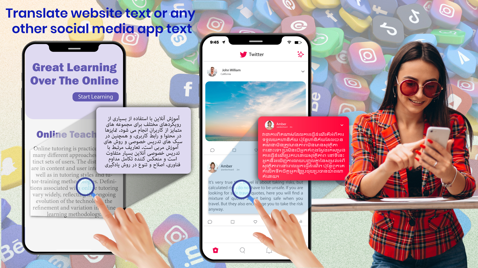 اسکرین شات 3 برنامه Chat Translator All Languages