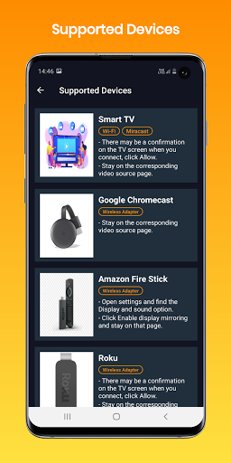 اسکرین شات 4 برنامه Screen Mirroring Assistant
